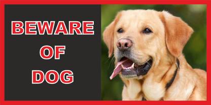 SANAPRINTS BEWARE OF DOG Emergency Sign