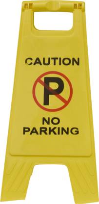 ETSHandPro Caution no parking Emergency Sign