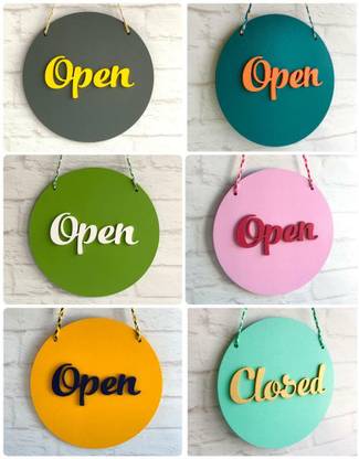 laxmi acrylic open, close Emergency Sign