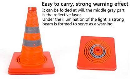 AmazOpen foldable cone Emergency Sign
