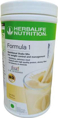 HERBALIFE Formula 1 Nutritional Shake Mix - Vanilla Flavor Pack of 1 For Weight Loss Nutrition Drink
