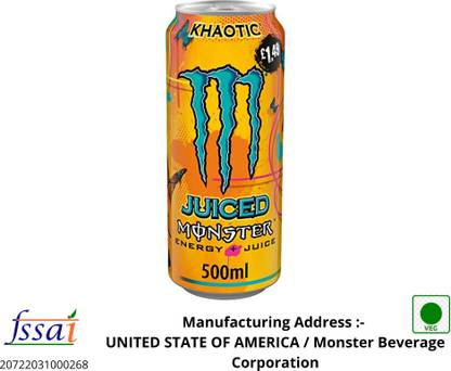 Monster energy Khaotic (IMPORTED FROM USA) Energy Drink