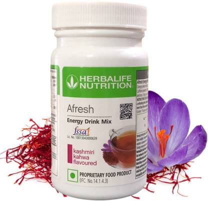 HERBALIFE AFRESH ENERGY DRINK MIX KASHMIRI KAHWA FLAVOURED 40GM_weight Management KASHMIRI KAHWA FLAVOUR Powder