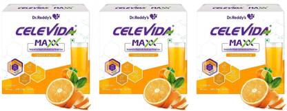 CELEVIDA High Protein and Immunity Supplement ,462 gm (14Nx33g) x Pack of 3 Sports Drink
