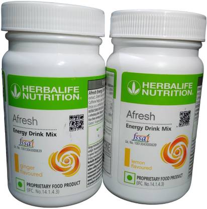 HERBALIFE Afesh pack of Ginger and Lemon Energy Drink