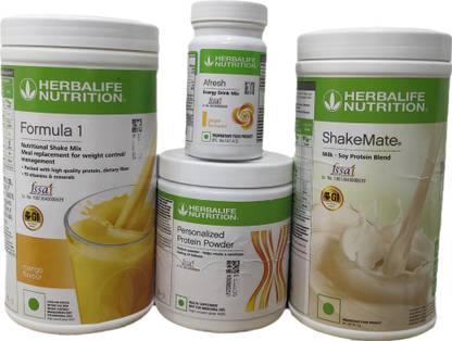 Herbalife Nutrition WEIGHT LOSS F1 MANGO SHAKE SHAKEMATE PROTEIN POWDER 200GM AFRESH GINGER Nutrition Drink