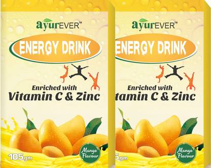 AyurEver Instant Energy Drinks enriched with Vitamin C and Zinc Energy Drink