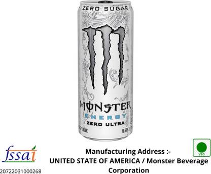 Monster Energy Ultra Zero Sugar (IMPORTED FROM USA) Energy Drink