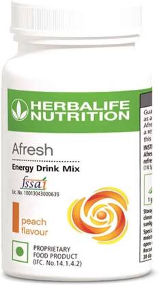 HERBALIFE Afresh Drink Mix Peach Energy Drink