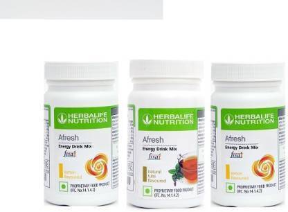 HERBALIFE afresh eanergy drink mix LEMON+TULSI+LEMON Energy Drink