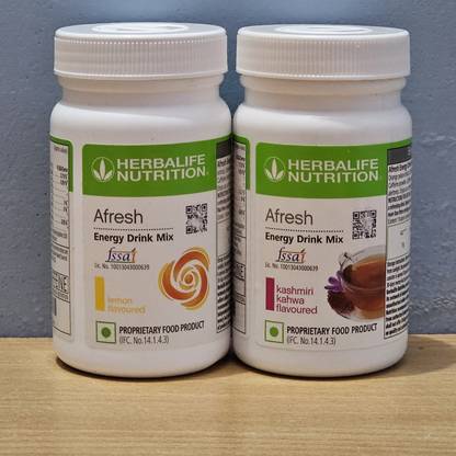HERBALIFE ENERGY DRINK LEMOM,KASHMIRI KAHWA AFRESH Energy Drink