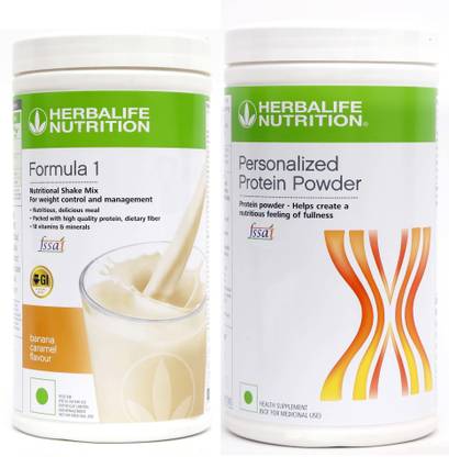 HERBALIFE FORMULA 1 BANANA WITH PROTIEN POWDER 400 gm Nutrition Drink