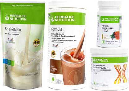 HERBALIFE F1 CHOCOLATE +PP200g +AF TULSI +SHAKEMATE FOR WEIGHT CONTROL Energy Drink