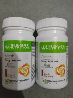 Herbalife Nutrition Afresh Energy Drink cinnamon and elaichi Flavour Energy Drink