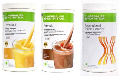 HERBALIFE Weight Loss Combo (2 PCS of Formula 1 Nutritional Shake Mix With Protein Powder) Nutrition Drink