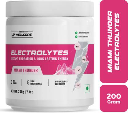 Wellcore Electrolytes | 5 Vital Electrolytes | Sugar Free | Sustained Energy | Keto Energy Drink
