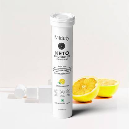 Miduty Keto Electrolytes-Hydration-Mineral Balance-Keto Diet-Sugar free-Effervescent Energy Drink