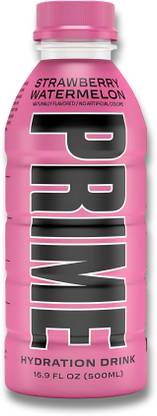 Prime Strawberry Watermelon Added zero sugar Hydration Drink