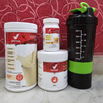 Vestige F1 KULFI SHAKE,PPP200,AFRESH ENERGY DRINK LEMON WEIGHT LOSS COMB SHAKERCUP FREE Energy Drink