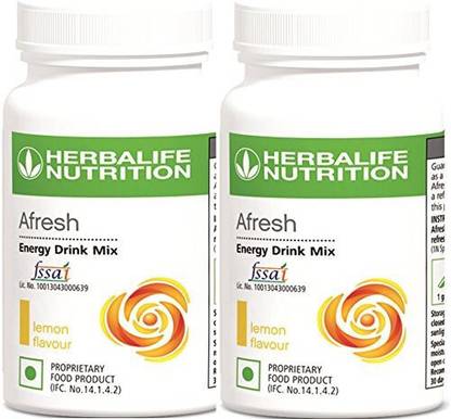 HERBALIFE Afresh Energy Drink LEMON-2 Flavour COMBO Energy Drink