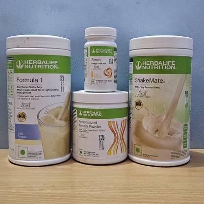 HERBALIFE FORMULA 1 KULFI SHAKE, PPP200GM,ENERGY DRINK GINGER WITH SHAKEMATE 500GM Nutrition Drink