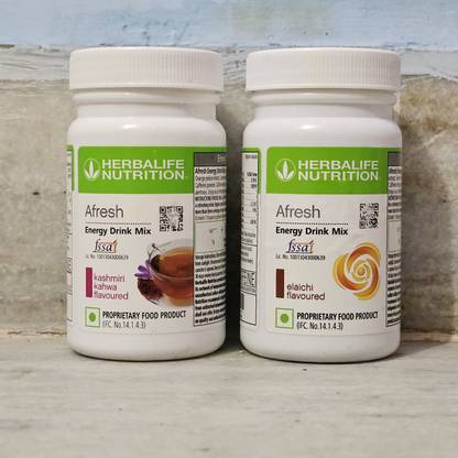 Herbalife Nutrition Herbalife Energy Drink kashmori & peach pack of 2 Afresh Energy Drink