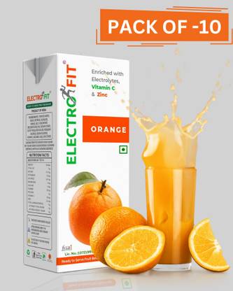 ELECTRO FIT ORS Ready to Serve Fruit Beverage Oral Rehydration, Enrich Electrolytes Sports Drink