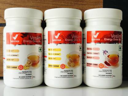 Vestige WEIGHT LOSS AFRESH LEMON & GINGER KASHMIRI KHAWA ENERGY DRINK MIX Energy Drink