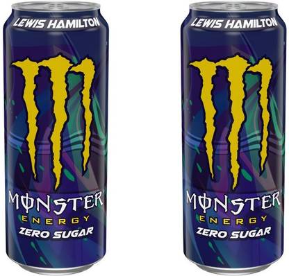 Monster Lewis Hamilton Zero - Caffeinated Energy Drink With A Refreshing Taste Energy Drink