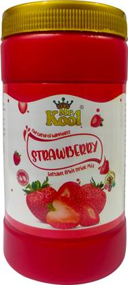 Mr.Kool Instant Drink Powder Strawberry 1 Kg Jar, Provides Instant Energy, Vitamin C Energy Drink