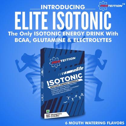 Proteition Elite Isotonic: Instant Energy Boost | Rapid Hydration | Power of Electrolytes | Energy Drink
