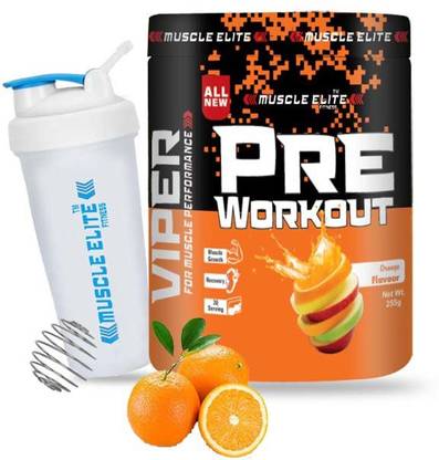 MUSCLE ELITE FITNESS Pre Workout Ultra Focus Advanced L-Arginine, L-Citrulline Energy Drink Pre Workout