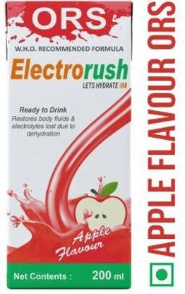 Electrorush ORS Ready to Drink Oral Rehydration Contains Electrolytes | WHO Formula Energy Drink