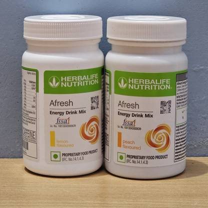 HERBALIFE ENERGY DRINK LEMON,PEACH AFRESH Energy Drink
