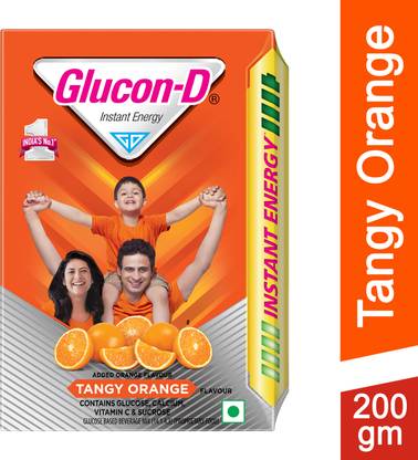GLUCON-D Powder Tangy Orange Refill Energy Drink