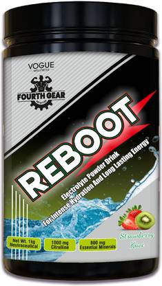 FOURTH GEAR Reboot Electrolyte Powder Isotonic Instant Energy Drink for rehydration Energy Drink