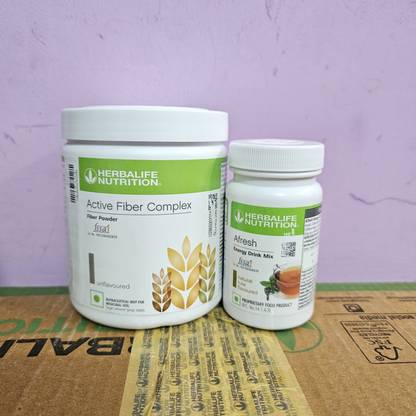 Herbalife Nutrition ACTIVE FIBER COMPLEX 200GM PACK-OF 1& ENERGY DRINK TULSI AFRESH Nutrition Drink