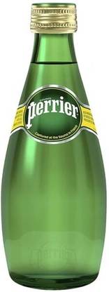 PERRIER Carbonated Water Glass Bottle