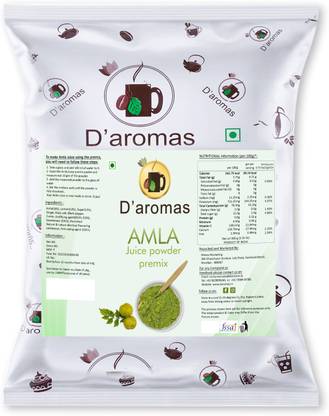 D'aromas Amla Powder for Drinking, Eating - 1kg | Amla Indian Gooseberry Powder Premix Nutrition Drink