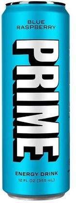 Prime Carbonated Energy Drink Blue Raspberry Energy Drink