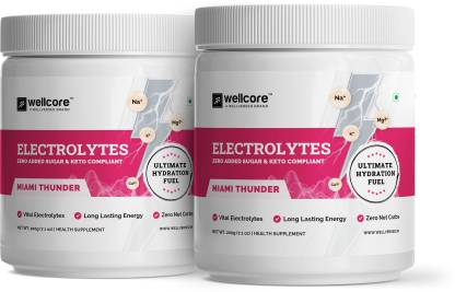 Wellcore - Electrolytes - Miami Thunder - Pack of 2