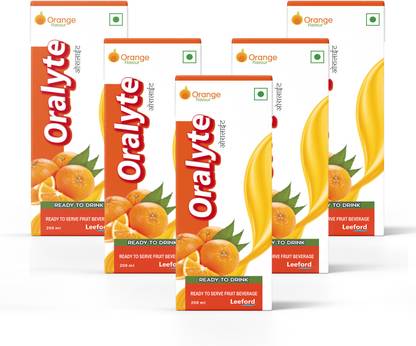 Leeford Oralyte Orange | Quick Energy Boost & Hydration | Antioxidant-Rich Formula Energy Drink