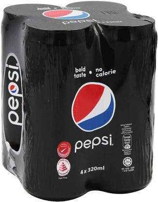 Pepsi Black Zero Calorie Cola With Maximum Taste It's a Soft Drink With Your Diet Plan Sports Drink