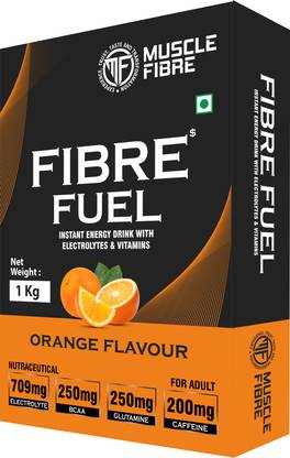 Muscle Fibre Rapid Energy with Caffeine, Electrolytes, BCAA For Quick Recovery Hydration Drink