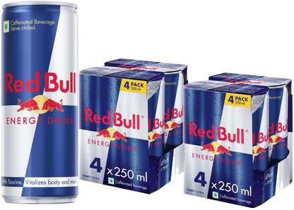 Red Bull Energy drink Energy Drink (8x250 ml, Regular Flavored) Energy Drink