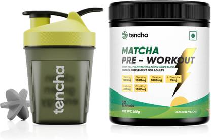 Tencha Matcha Pre Workout (30 Servings + Shaker) Sports Drink