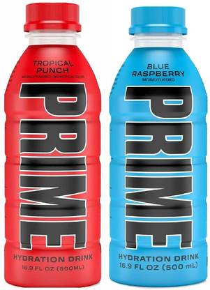 Prime Tropical & Raspberry Sports Drink with Refreshing & Delicious Sports Drink