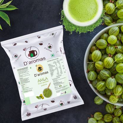 D'aromas Amla Powder 500g | Amla Indian Gooseberry Powder Juice Premix Energy Drink