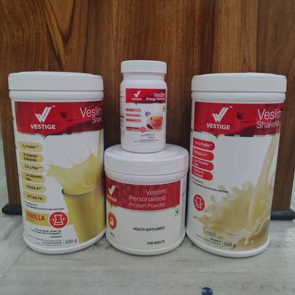 Vestige FORMULA1 VANILLA SHAKE WEIGHT LOSS SHAKE PPP200GM AFRESH KASHMIRI KAHWA,SHAKMATE Energy Drink