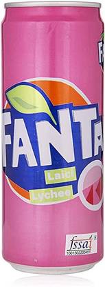 fanta Lychee Flavoured Drink Pack Of 24 (24 X 320 ml Each) Hydration Drink